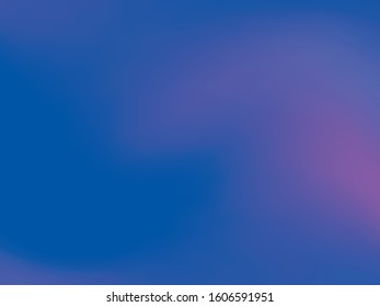 Gradient blue abstract background. Blurred colors, abstract pattern. Blue-pink fluid shapes for Web and Mobile Applications, social media, modern decoration Vector illustration