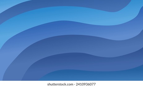 gradient blue abstract background on different levels