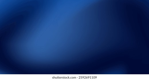 Gradient blue abstract background with a soft curve and smooth  background