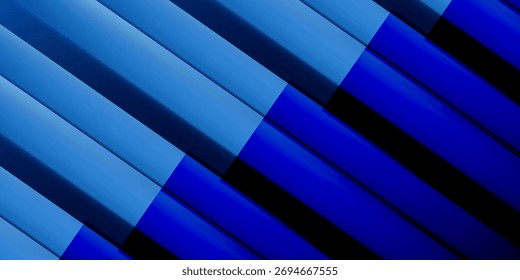 Gradient blue abstract background with a soft curve and smooth lighting.