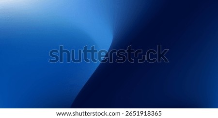 Gradient blue abstract background with a soft curve and smooth lighting.