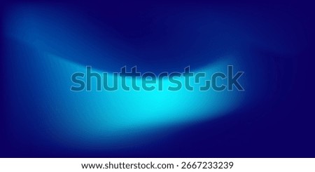 Gradient blue abstract background with a soft curve and smooth lighting.