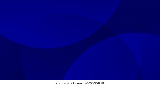 Gradient blue abstract design with diagonal lines, circles, and geometric shapes. Perfect for tech, business, presentations, and digital media projects.