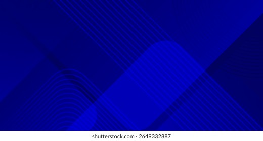 Gradient blue abstract design with diagonal lines, circles, and geometric shapes. Perfect for tech, business, presentations, and digital media projects.