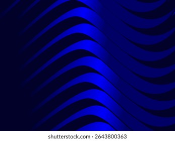 Gradient blue abstract pattern on dark blue background, Perfect for certificate, banner, business card, flyer, advertisement, etc.