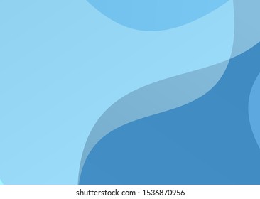 Gradient blue background. Abstract banner. Blue wave on light background. Mosaic texture. Vector decorative background. Decoration element. Transparent style. Wavy design for any purposes.
