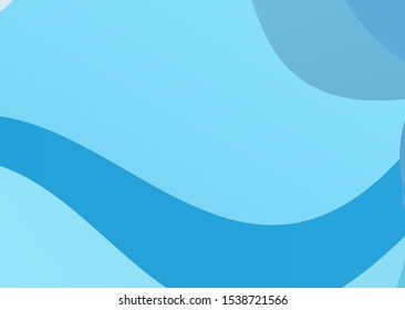 Gradient blue background. Abstract banner. Blue wave on light background. Mosaic texture. Vector decorative background. Decoration element. Transparent style. Wavy design for any purposes.