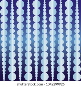 Gradient blue background. Circle Pattern