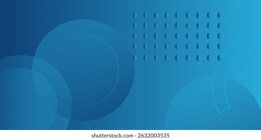 gradient blue background with circle. Used to decorate advertisements, publications, Eps10 vector