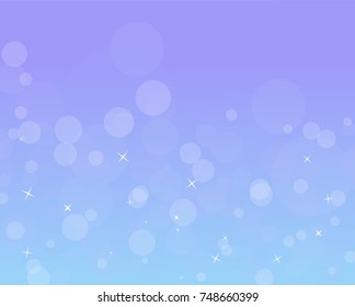 gradient blue background with circles and sparks 