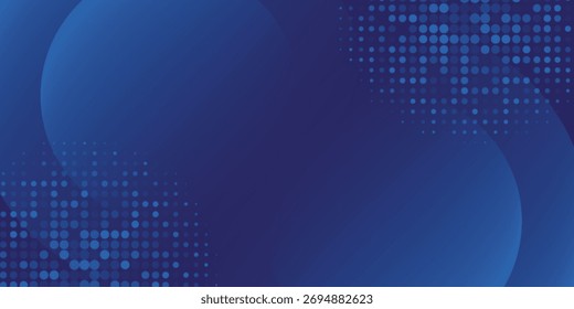 Fundo azul gradiente com design de vetor de meio-tom em eps 10