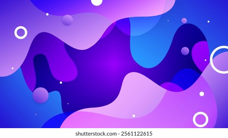 gradient blue background with modern style
