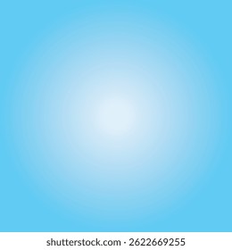 Gradiënt Blauwe achtergrond Vloeiend blauw met wit vignet Studio Achtergrond