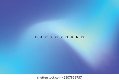 gradient blue background template design with curve light effect vector graphic