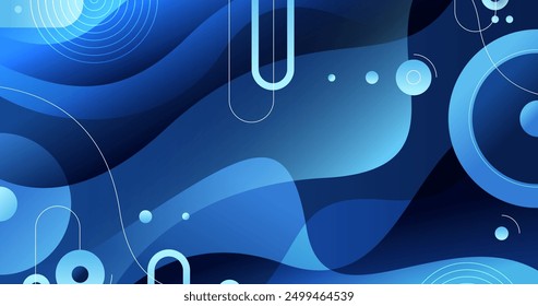 Gradient blue background vector design in eps 10
