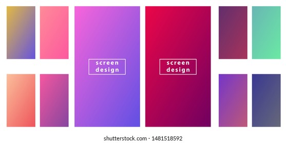 Gradient Blue Background. - Vector illustration