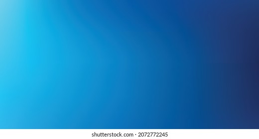 Gradient blue background. Vector light color texture with blur effect pattern. Abstract illustration graphic bright wallpaper. Artistic soft shine blurry. Design for landing pages. EPS 10.