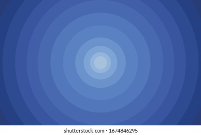 Gradient blue circle illustration for background.