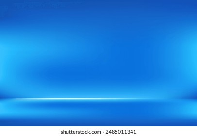 color azul degradado con brillo. Ilustración vectorial