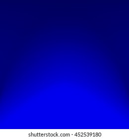 Gradient blue. Color transition from bright to dark. Gradient light. Gradient spot.
