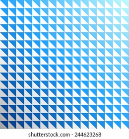 gradient blue color and white triangle polygon pattern background (vector)
