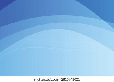 Gradient blue curved wave patterns on light background, bluegradient curvedwaves lightbackground