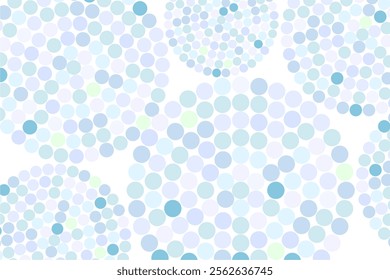 Gradient blue dot halftone background. Circular blue halftone pattern for background. Futuristic elegant background.