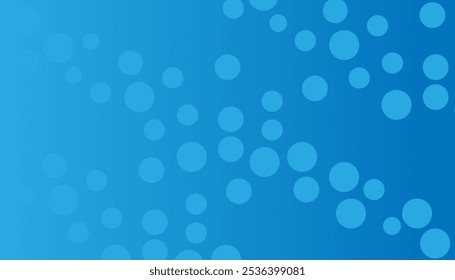 Gradient blue dots design background