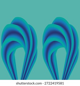 Gradiente azul e cinza espessa linha de giro projeto de fundo 