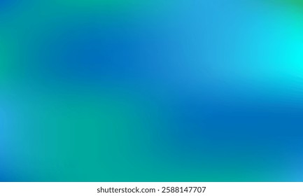 A gradient of blue and green colors, with a white line running through the middle. The background is a mix of these two colors, creating a serene and calming atmosphere