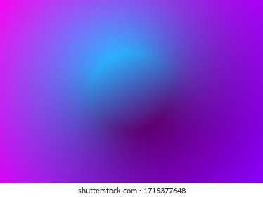 Gradient blue lilac abstract background. convex visual round 3d button. backdrop minimal hologram. holographic pattern. vector illustration