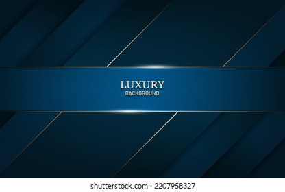 Gradient blue luxury style background