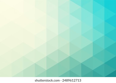 Gradient blue mosaic pixel background with copy space. Gradient abstract tile background. Artistic puzzle background.