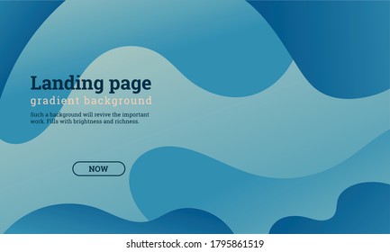 The gradient is blue on the page. Trendy color for background.