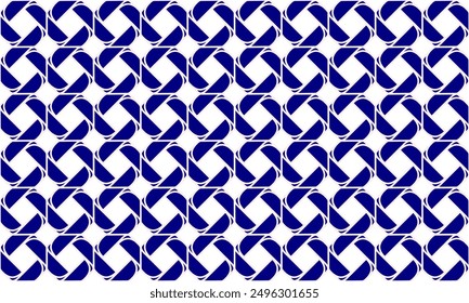 Gradient blue patter on white background, seamless pattern with shapes, blue net, ring diamond block on white background, design for fabric print or t-shirt paint screening
