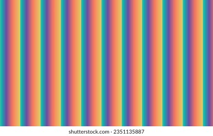 Rayas de barra azul gradiente ilusión ilustración de fondo vectorial colorido aislado en la plantilla de papel tapiz paisaje amarillo.