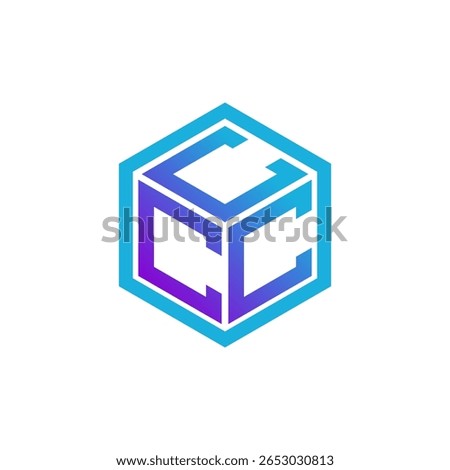  A gradient blue and purple cube logo with bold, white "C" letters on each visible face, representing a solid structure