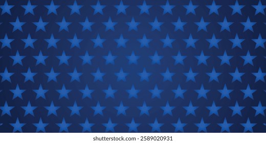 gradient blue star background vector