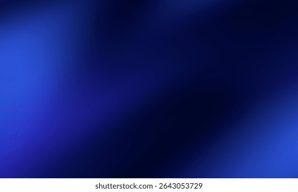 Gradient of blue tones, transitioning from dark to light. The predominantly blue color scheme creates a calming and serene atmosphere. The gradient effect gives the image a sense of depth.
