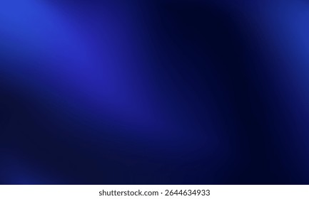 Gradient of blue tones, transitioning from dark to light. The predominantly blue color scheme creates a calming and serene atmosphere. The gradient effect gives the image a sense of depth.