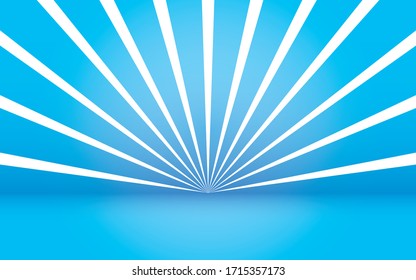 gradient blue vintage background empty space studio room for display ad product website template wallpaper studio vector illustration,