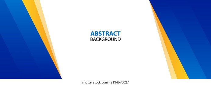 Gradient Blue Yellow Background Banner