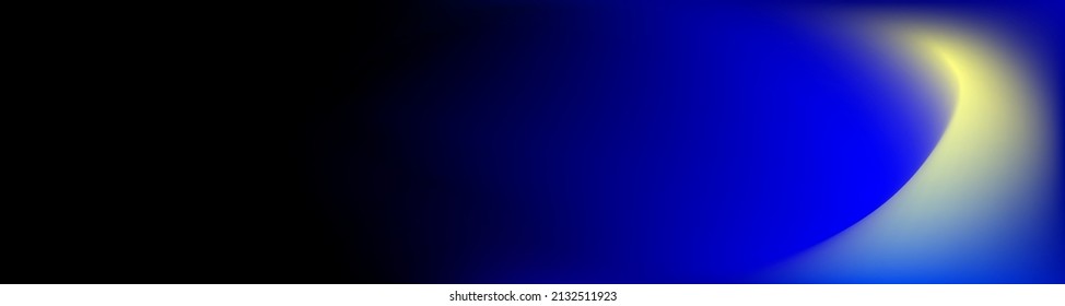 gradient blue with yellow glowing hemisphere, LinkedIn banner vector, poster, advertisement banner, webinar, stylish luxury feel, icon, Facebook cover, linkedin background, space for text, webinar ads