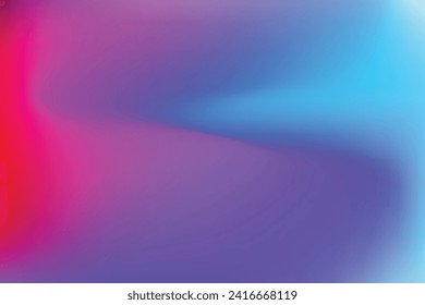 Gradient blur abstract, blue red purple color gradient mesh vector, illustration for background or wallpaper