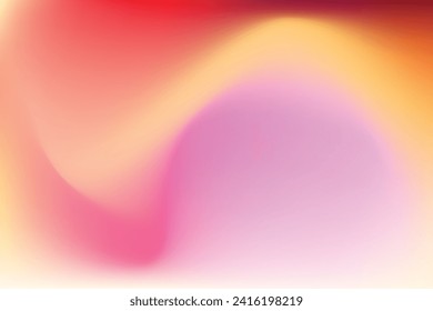 Gradient blur abstract color. Orange multicolor gradient. Gradient mesh blur background illustration