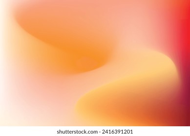 Gradient blur abstract color. Orange multicolor gradient. Gradient mesh blur background illustration