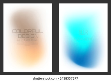 Gradient with blur, Background for the design of the title pages of a book, magazine catalog. A template for a banner, poster and brochure. An abstract version of modern design