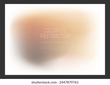 Gradient with blur, Background for the design of the title pages of a book, magazine catalog. A template for a banner, poster and brochure. An abstract version of modern design