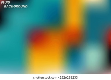 The gradient blur background with a mix of yellow, blue and black creates a soft and bright effect. This modern design is ideal for digital backgrounds, presentations or other creative projects. eps 1