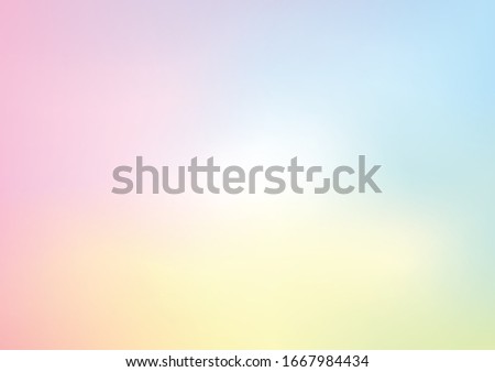 Gradient Blur Background Soft Pastel Colorful Landscape